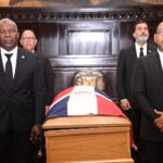 Diputado Jhon Contreras participa en la guardia de honor a Ramón Alburquerque en el Congreso Nacional